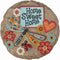 - Garden Décor - Home Sweet Dragonfly Stepping Stone - Decorative Stone for Garden