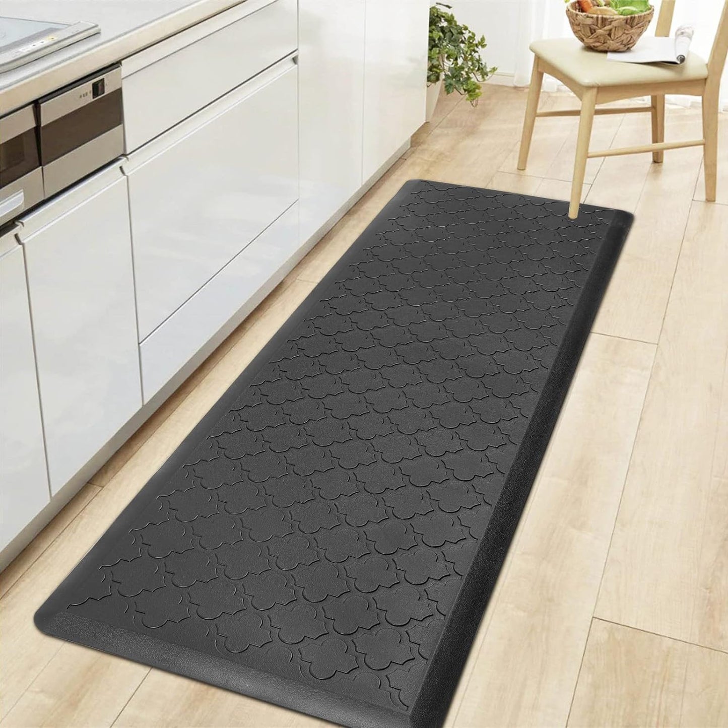 Kitchen Mat Cushioned anti Fatigue Kitchen Floor Mat Runner 17.3"X48" Non Slip Kitchen Mats for Floor Waterproof Kitchen Rugs and Mats Comfort Mat for Standing Desk,Sink,Laundry