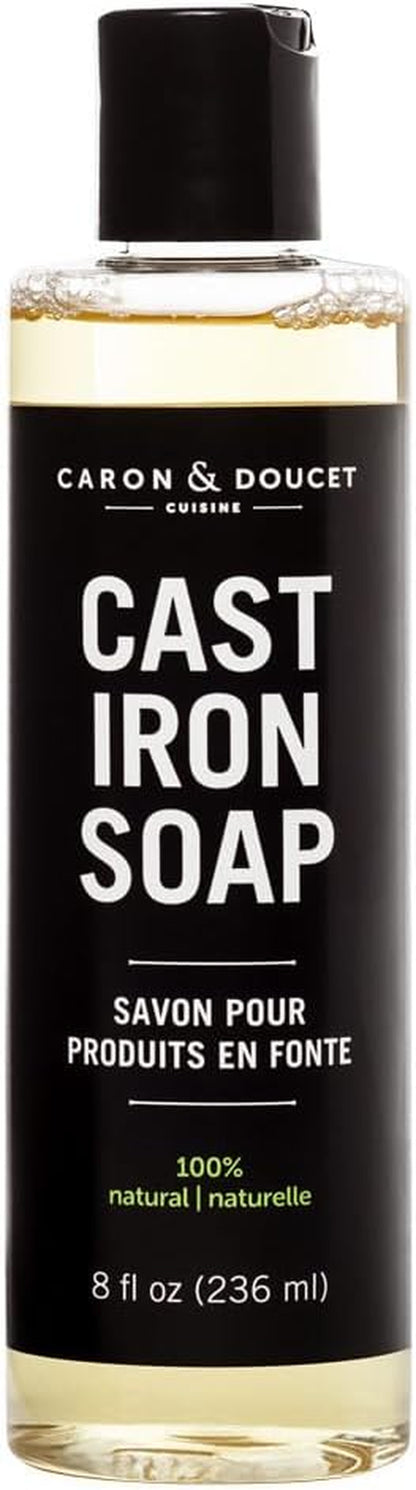 - Cast Iron Cleaning Soap | 100% Plant-Based Soap | Best for Cleaning, Restoring, Removing Rust and Care before Seasoning | for Skillets, Pans & Cast Iron Cookware… (8 Oz)