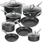 13 Pc Pots and Pans Set Non Stick Cookware Set, Kitchen Cookware Sets, Pot and Pan Set, Pot Set, Hard Anodized Non Stick Pots and Pans Set with Lids, Nonstick Cookware Set Dishwasher Safe